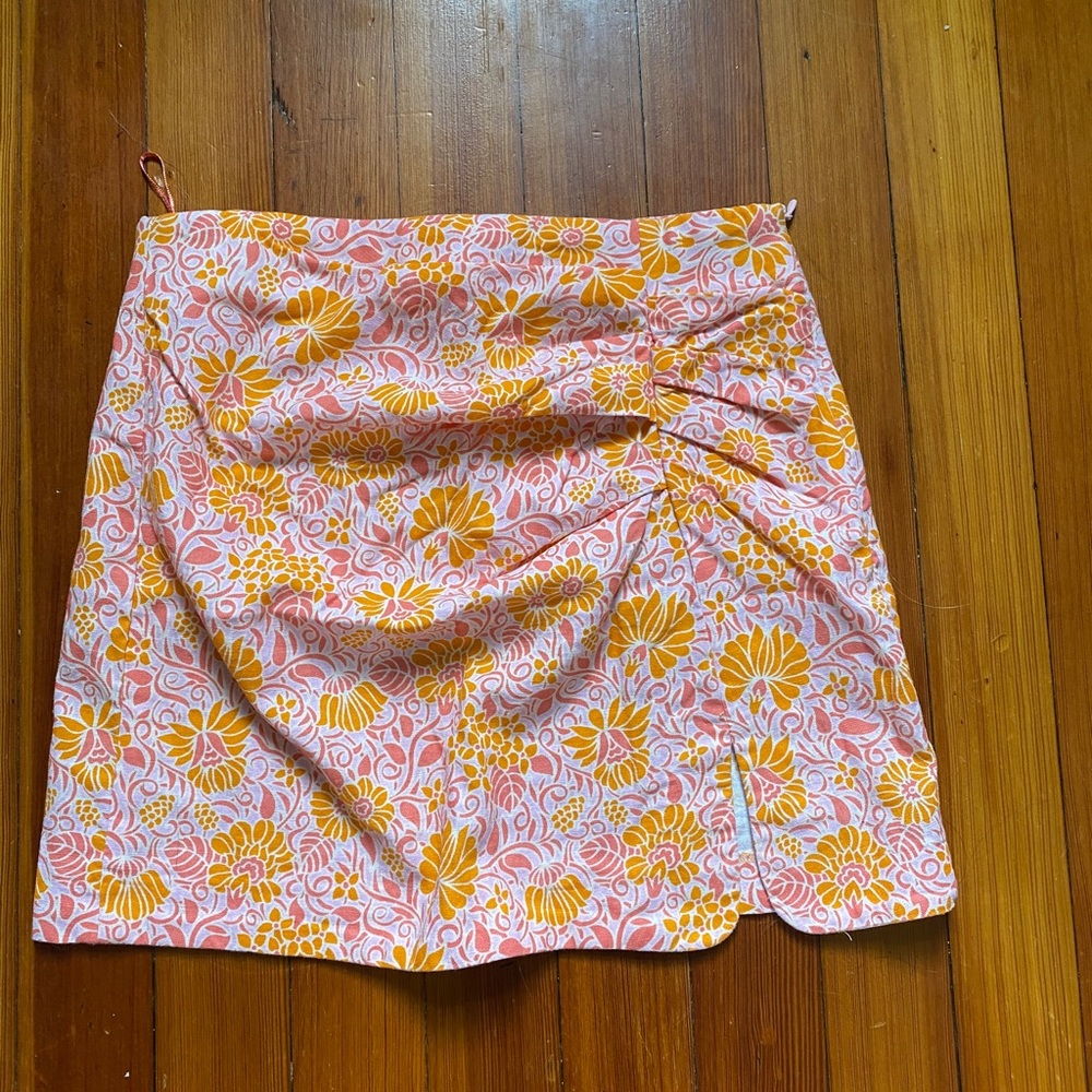 Zara mini skirt with slit